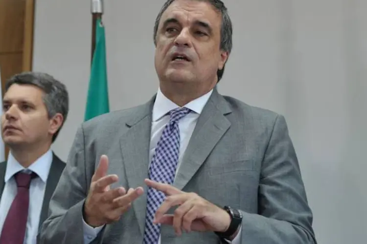 O ministro da Justiça, José Eduardo Cardozo: ele negou pressão do governo no caso Pasadena (Antonio Cruz/Agência Brasil)