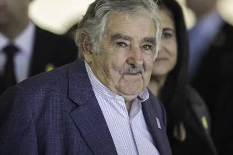
	Jos&eacute; Mujica: Uruguai tem 985 quil&ocirc;metros de fronteira com o Rio Grande do Sul
 (Nelson Almeida/AFP)