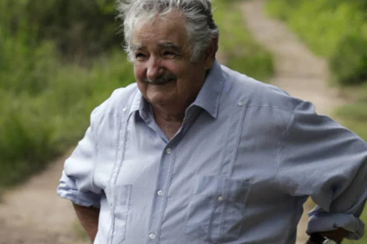 
	O presidente do Uruguai, Jos&eacute; Mujica:&nbsp;&quot;com sua presid&ecirc;ncia o Uruguai embarcou em um experimento audaz e fascinante&quot;, diz artigo da revista
 (Andres Stapff/Reuters)