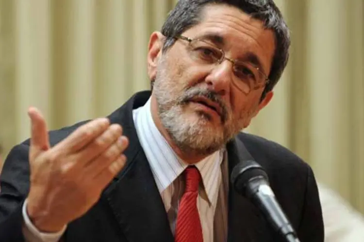 Gabrielli, presidente da Petrobras: "números exatos [da dívida] dependem do câmbio" (Renato Araújo/AGÊNCIA BRASIL)