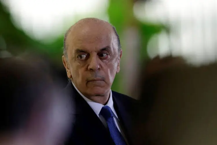 
	Jos&eacute; Serra: ao analisar o com&eacute;rcio mundial, o ministro afirmou que um efeito do brexit poder&aacute; ser o fortalecimento do protecionismo, insuflado por movimentos nacionalistas
 (Ueslei Marcelino / Reuters)