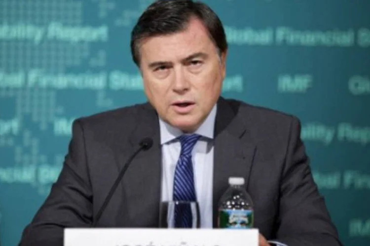 O diretor de mercados monetários e de capitais do FMI, José Vinals (AFP/Stephen Jaffe)