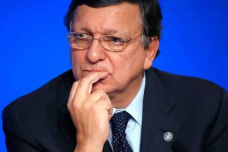 
	Jos&eacute; Manuel Dur&atilde;o Barroso: presidente do Executivo europeu anunciou que a Comiss&atilde;o Europeia abrir&aacute; uma investiga&ccedil;&atilde;o sobre Alemanha&nbsp;para examinar seus super&aacute;vits comerciais
 (AFP)