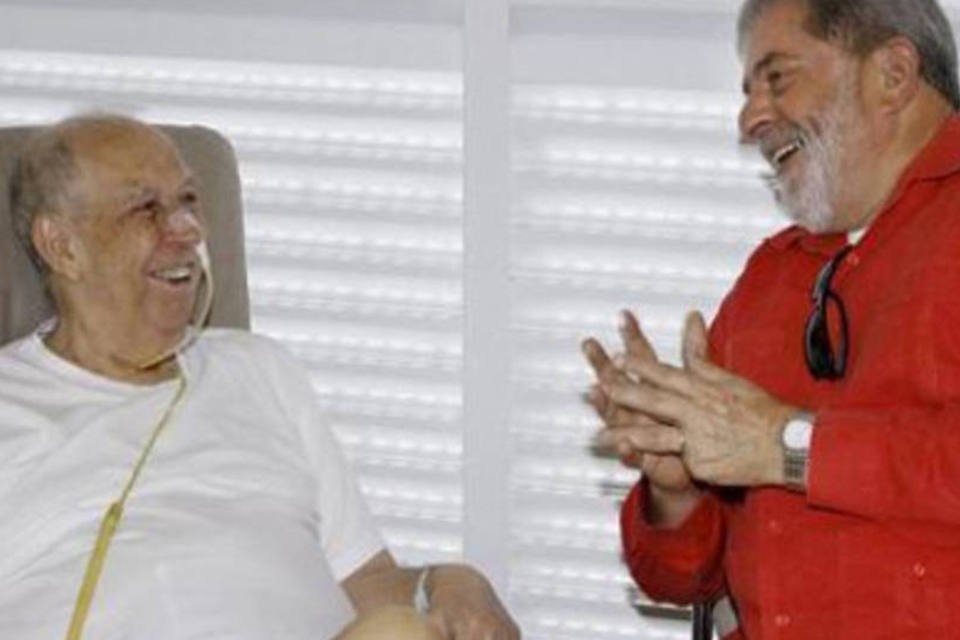 Lula e Dilma visitam Alencar em São Paulo