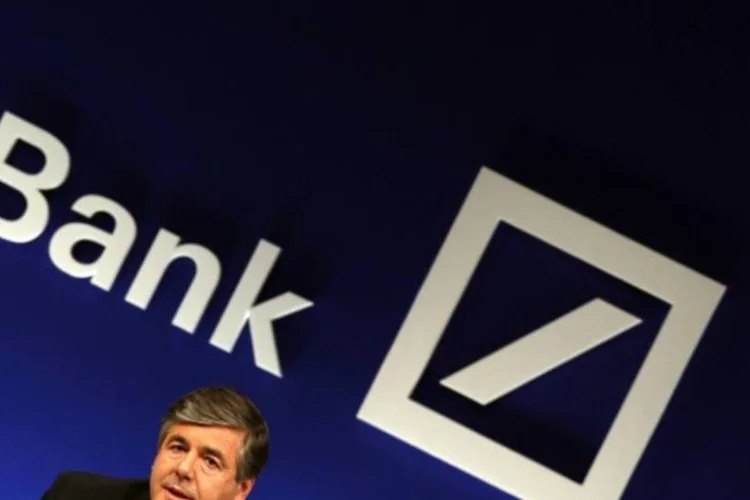 Josef Ackermann, CEO do Deutsche Bank: banco se disse abalado pelo atentado (Patrik Stollarz/ Getty Images)