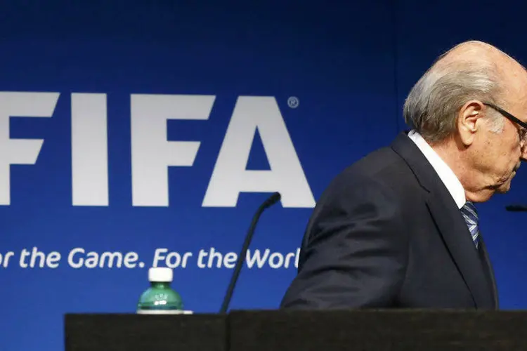 
	Joseph Blatter, presidente da Fifa
 (Ruben Sprich/Reuters)