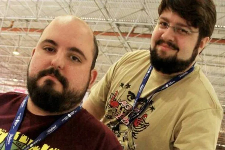 Deive Pazos e Alexandre Ottoni, do Jovem Nerd: público fiel e formador de opinião ajudou a transformar o lazer em negócio (Divulgação)