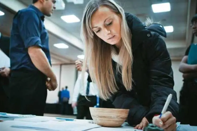 
	Jovens em busca de emprego:&nbsp;fen&ocirc;meno &eacute; mais comum nas fam&iacute;lias de alta renda da regi&atilde;o Sudeste
 (Natalie Behring/Getty Images)