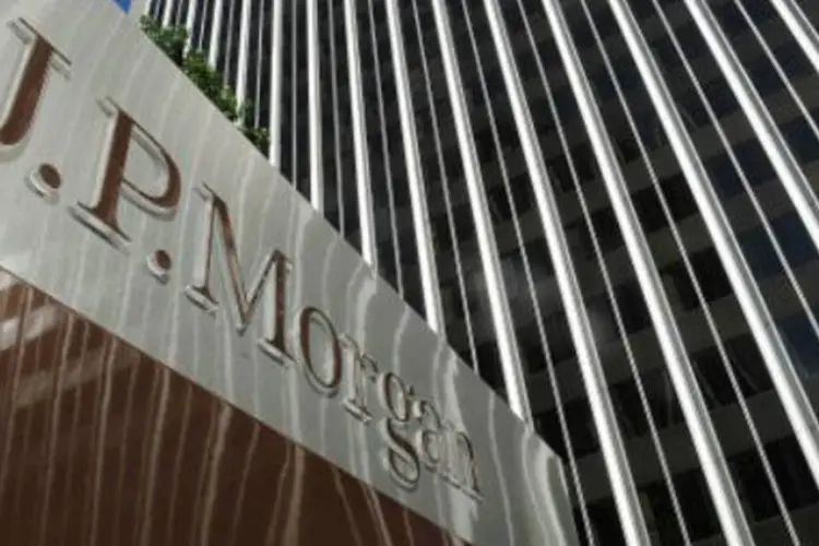 Sede do JPMorgan em Los Angeles: por outro lado, o banco reforçará suas atividades como banco de investimentos, onde criará mais empregos (Robyn Beck/AFP)
