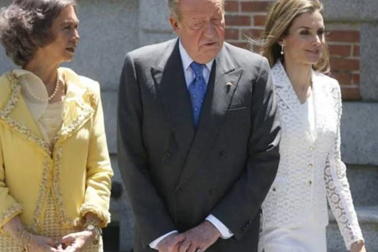 Rei Juan Carlos, rainha Sofia e a princesa Letizia (Reuters)
