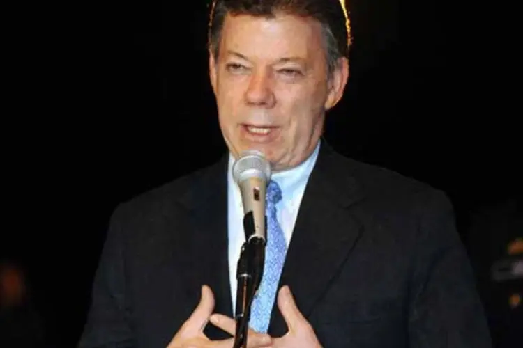 Juan Manuel Santos, presidente da Colômbia: intensificação ao combate às Farc (Fabio Rodrigues Pozzebom/AGÊNCIA BRASIL)