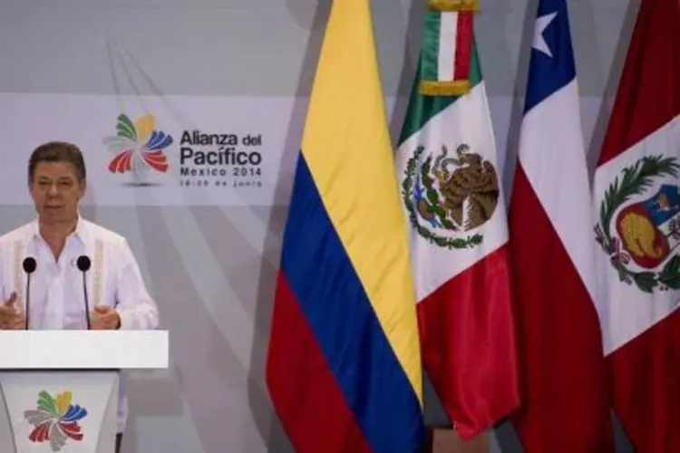 O presidente colombiano destacou a importância desta cúpula para o processo de paz colombiano (Alfredo Estrella/AFP)