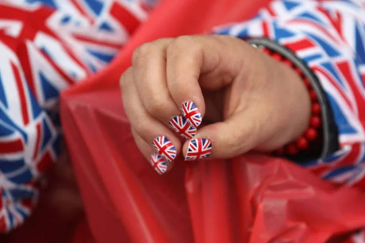 Nem as unhas escaparam da homenagem (Ian Gavan/Getty Images)