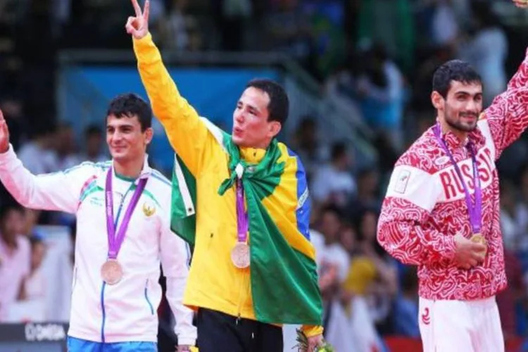 Judô brasileiro no pódio: Turbinada por um investimento de 5 milhões de reais só neste ano, a equipe brasileira teve uma preparação diferenciada para essa Olimpíada (Getty Images)