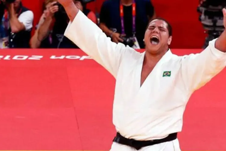 Judoca Rafael Silva: ''No último combate foi duro seguir lutando'' (Darren Staples/Reuters)