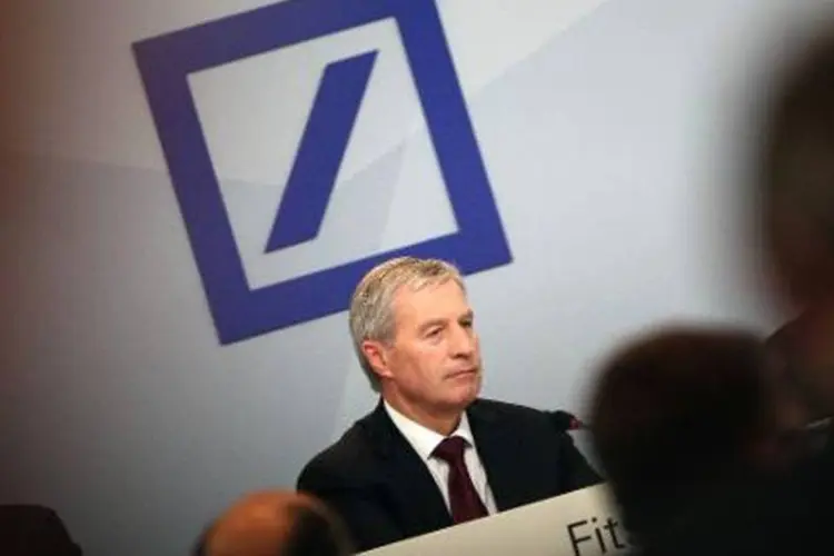 Juergen Fitschen, CEO do Deutsche Bank: banco é acusado de ter precipitado a falência do império Kirch Media, do magnata Leo Kirch, falecido em 2011 (Daniel Roland/AFP)