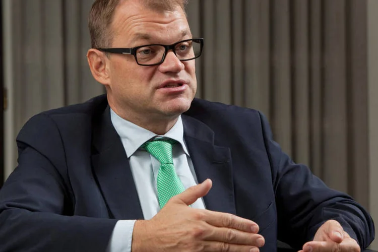 
	Juha Sipila: primeiro ministro ofereceu abrigo em sua casa de campo
 (Bloomberg News/Henrik Kettunen)