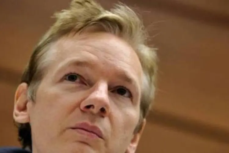 Assange, fundador do WikiLeaks: "ameaças contra nossas vidas são de domínio público" (Kim Jae-Hwan/AFP)