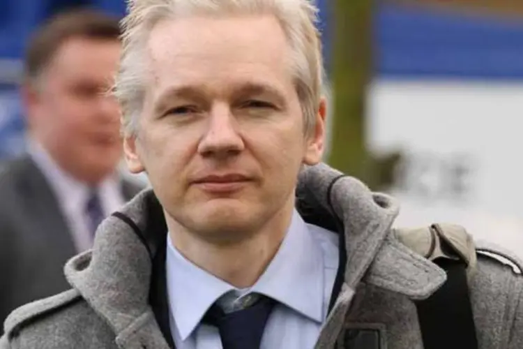 Julian Assange, fundador do WikiLeaks: diversão ao incomodar os bancos (Oli Scarff/Getty Images)