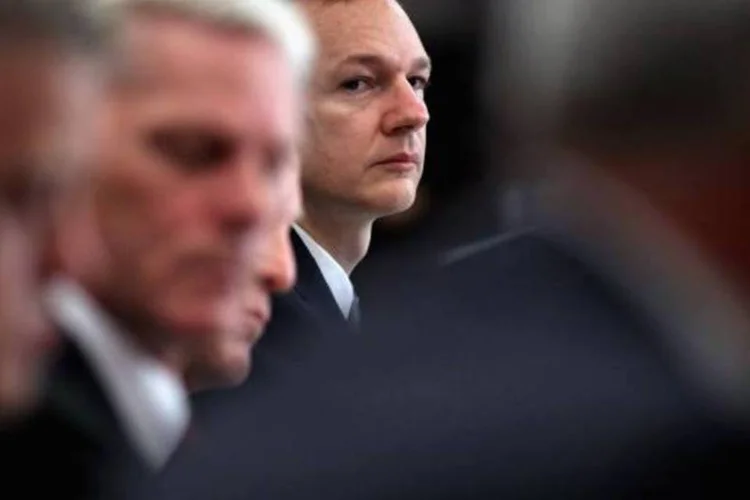 Assange: o Departamento de Estado dos EUA disse não ter nenhum papel na restrição (Dan Kitwood/Getty Image)