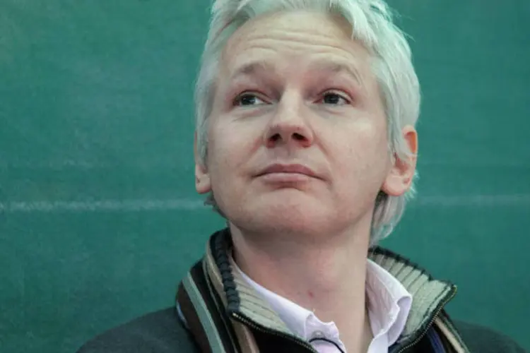 
	Julian Assange: filme come&ccedil;ou sua filmagem nesta semana com data de estreia prevista para 15 de novembro nos Estados Unidos
 (Getty Images)