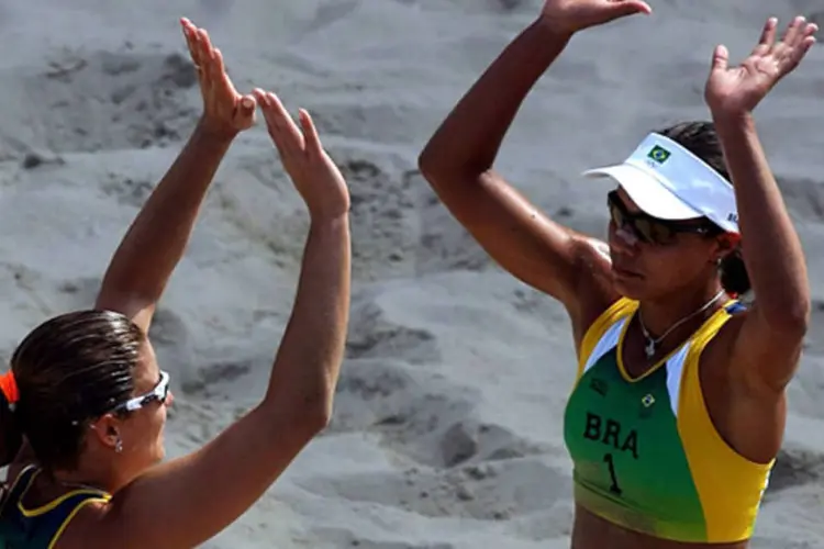 Juliana e Larissa nos Jogos Pan-Americanos (Getty Images)