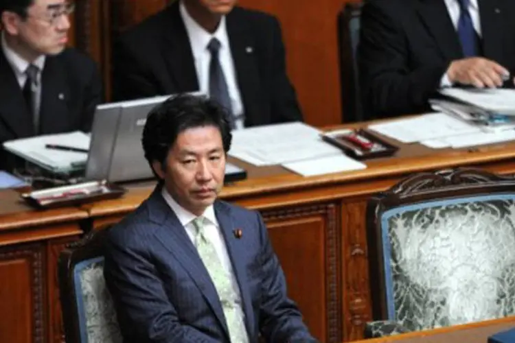 
	Jun Azumi participa de sess&atilde;o do parlamento: o vice-secret&aacute;rio-geral do PD confirmou a dissolu&ccedil;&atilde;o da c&acirc;mara dentro de dois dias para dar passagem &agrave; convoca&ccedil;&atilde;o eleitoral
 (Kazuhiro Nogi/AFP)