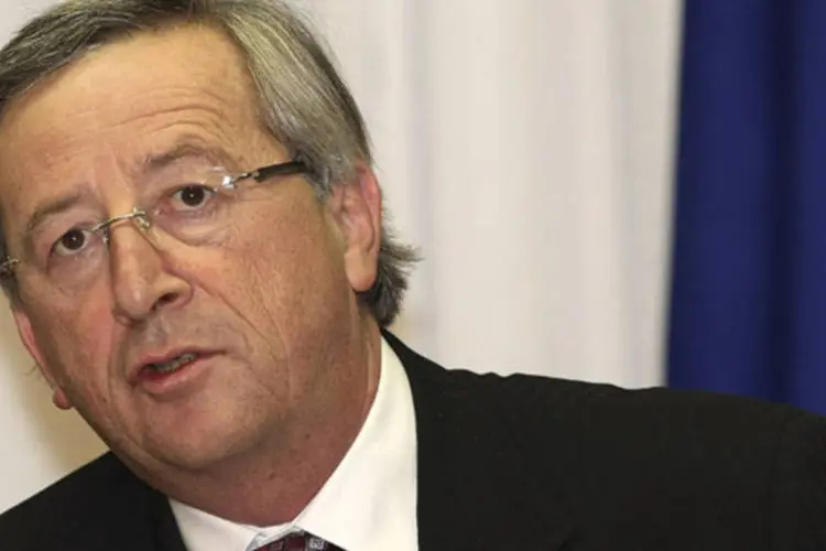 O presidente do Eurogrupo, Jean-Claude Juncker: "isso permitirá a economia grega voltar ao caminho sustentável, o que está no interesse de todo o mundo" (Koichi Kamoshida/Getty Images)
