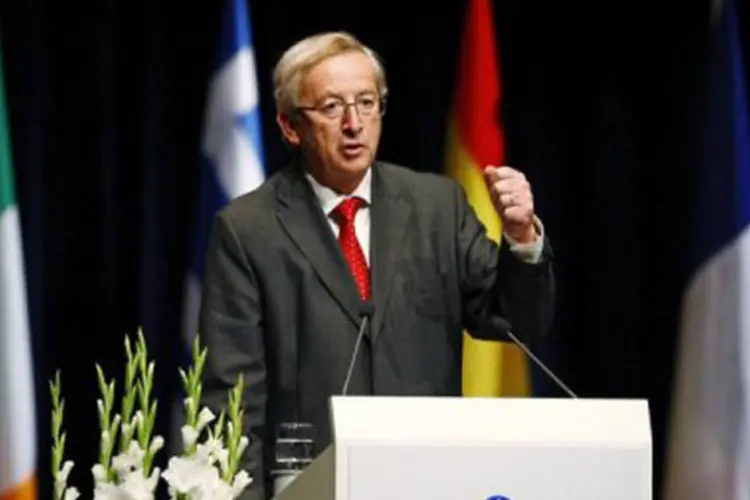 Jean-Claude Juncker: "Pedimos à Grécia que envie uma carta na qual confirme seus compromissos com os acordos firmados na cúpula de 26 e 27 de outubro" (Kai Pfaffenbach/AFP)
