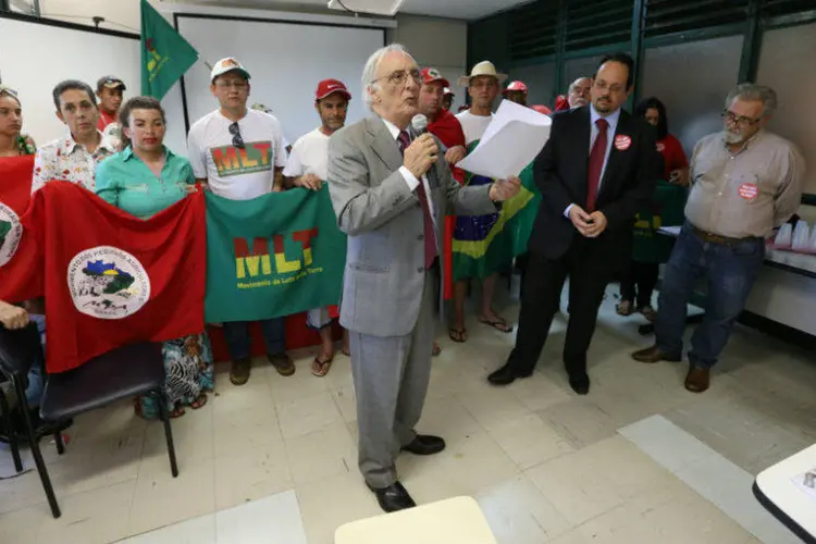 Juristas durante lançamento de carta aberta contra o impeachment da presidente Dilma Rousseff (Lula Marques/ Agência PT/Fotos Públicas)