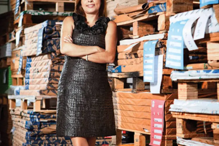 Miriam, da MTO: "Pretendo comprar 100 toneladas de papel para minha empresa crescer 15% neste ano" (Daniela Toviansky)