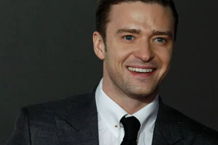 Justin Timberlake no BRIT Awards em Londres (REUTERS/Luke MacGregor)