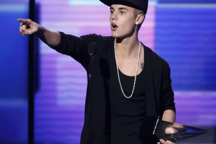
	O cantor Justin Bieber &eacute; a terceira celebridade mais poderosa do mundo segundo a revista Forbes
 (Danny Moloshok/Reuters)