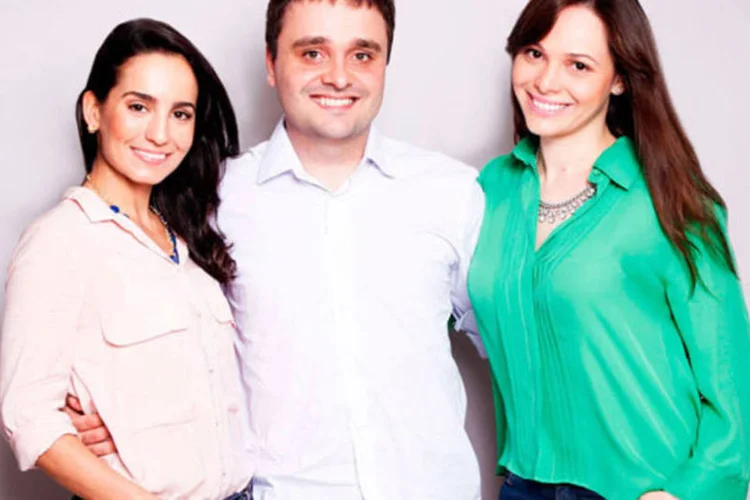 Livia Abrarpour, Guilherme Chevarria e Kendra Pazello, da Juv&You: aporte para expandir (Divulgação)