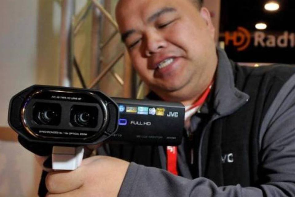 JVC câmera 3D (David Becker/Getty Images)