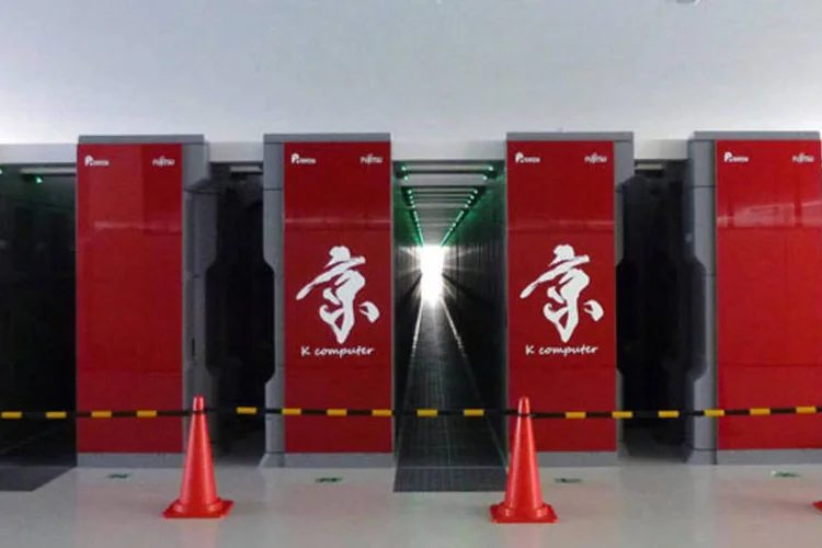 
	Supercomputador K: dispositivo K chegou a ser o mais r&aacute;pido do mundo quando come&ccedil;ou a operar em 2011
 (Divulgação/ RIKEN Advanced Institute for Computational Science)