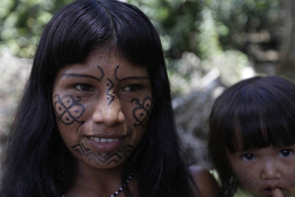 Posse de índios no DF celebra a campanha Abril Indígena
