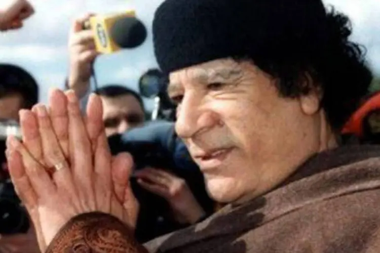 Kadafi: "os Estados Unidos estão determinados a proteger os civis líbio", afirmou o departamento (Osama Ibrahim/AFP)
