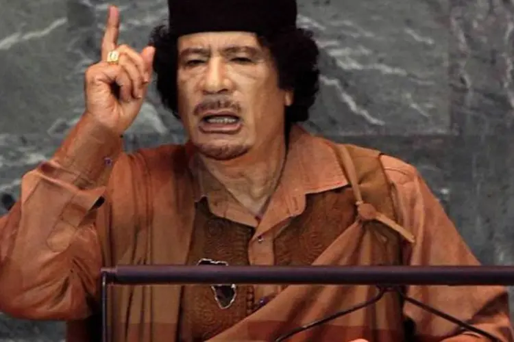  Muamar Kadafi: representandes do ditador também foram para o Egito e Portugal (Getty Images)