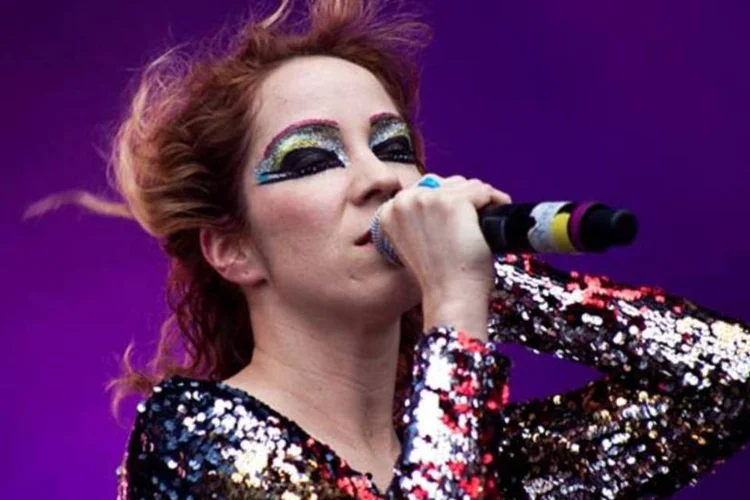 A cantora Karina Buhr durante segundo dia de shows no Rock in Rio (Raul Aragão/Grudaemmim/Divulgação)