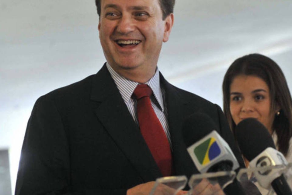 Gilberto Kassab vota ao lado de Skaf e Temer
