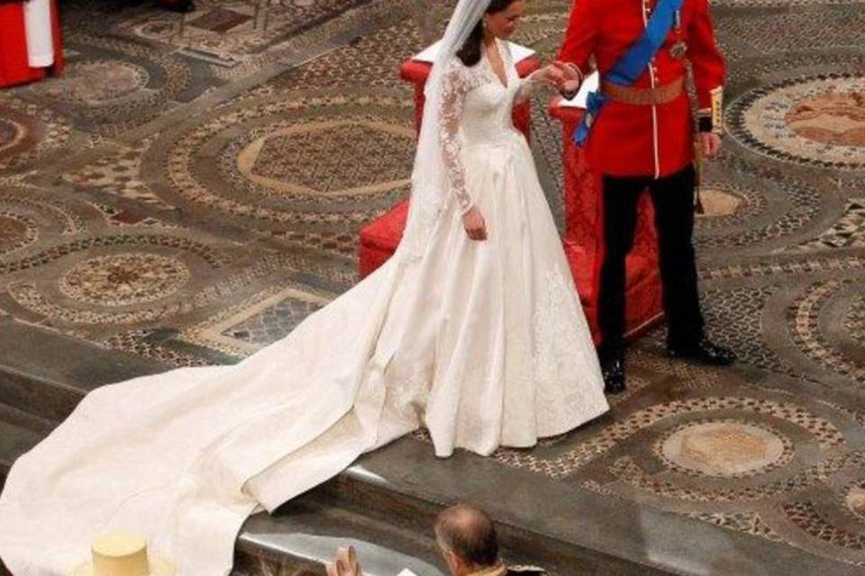 Vestido de noiva de Catherine será exibido ao público