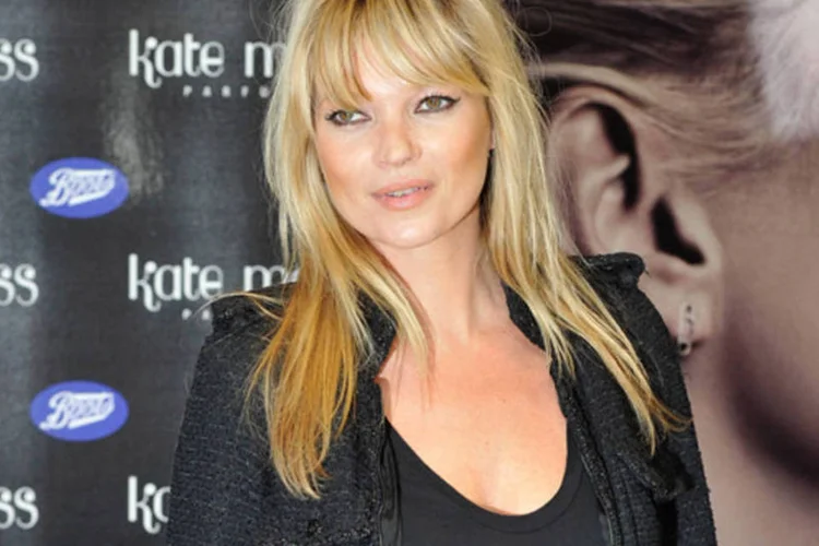 A modelo Kate Moss: a modelo e estilista também se defendeu da acusação de ter levantado a bandeira do estilo "drogada com glamour" (Gareth Cattermole/ Getty Images)