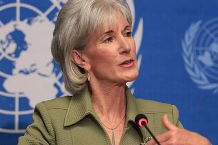 
	Kathleen Sebelius: expectativa &eacute; de que a ren&uacute;ncia seja apresentada amanh&atilde; e que o presidente Barack Obama nomeie Sylvia Mathews Burwell
 (Getty Images)