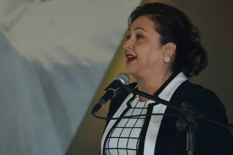 Kátia Abreu: ela destacou que foi convocada pela presidente Dilma para servir ao país (Valter Campanato/Agência Brasil)