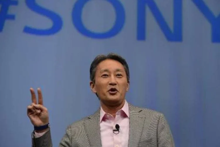 Kazuo Hirai: "a liberdade de palavra, a liberdade de expressão, a liberdade de associação são bases importantes da Sony e da nossa indústria de entretenimento" (Robyn Beck/AFP)