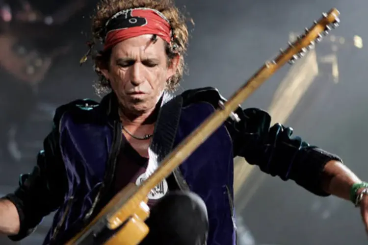 
	&nbsp;Keith Richards: a sa&uacute;de do guitarrista, um dos seis Rolling Stones obrigou a cancelar e modificar turn&ecirc;s da banda em diversas ocasi&otilde;es
 (Getty Images)