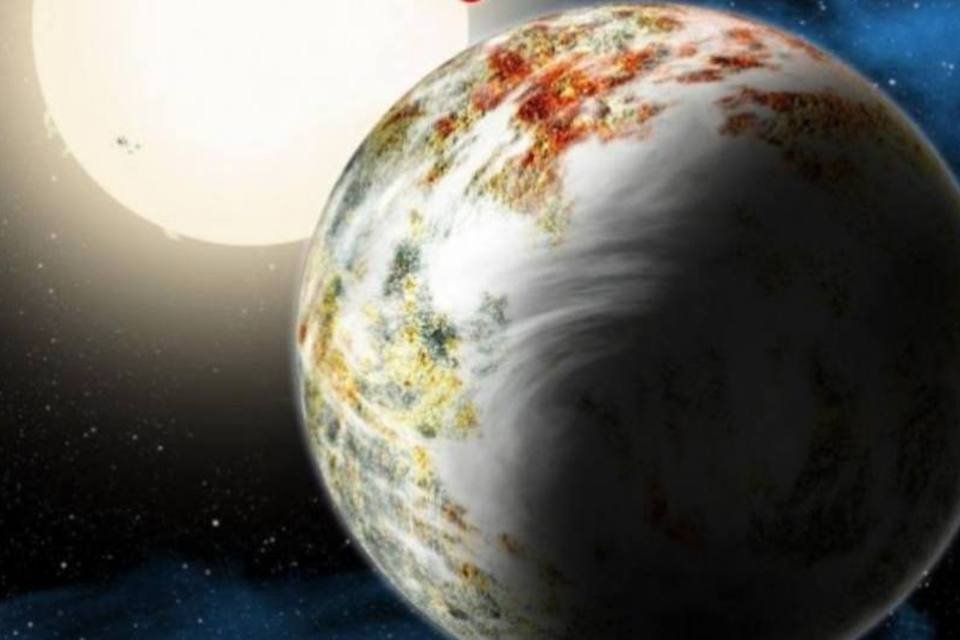 
	Kepler-10c: ele tem uma massa 17 vezes maior do que a da Terra
 (David A. Aguilar (CfA))