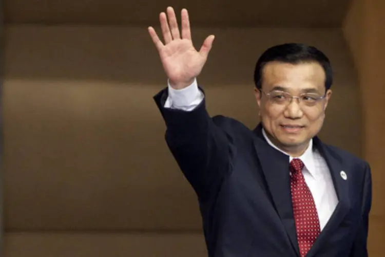 Li Keqiang: "dados econômicos recentes indicam que o emprego e a inflação na China estão estáveis" (Nelson Ching/Bloomberg)