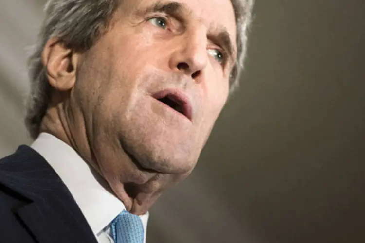 
	Secret&aacute;rio de Estado dos Estados Unidos John Kerry: &quot;Esse n&atilde;o &eacute; um esfor&ccedil;o sem fim, nunca foi. &Eacute; hora de checar a realidade, e n&oacute;s pretendemos avaliar precisamente quais ser&atilde;o os pr&oacute;ximos passos&quot;
 (REUTERS/Brendan Smialowski/Pool)